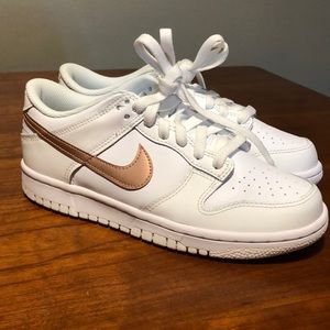 Nike Dunk Low White Gold Rose Pink DH9765-100